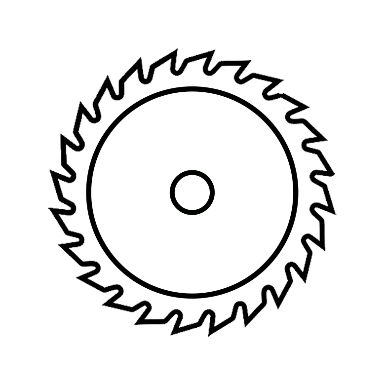 saw clip art white background new